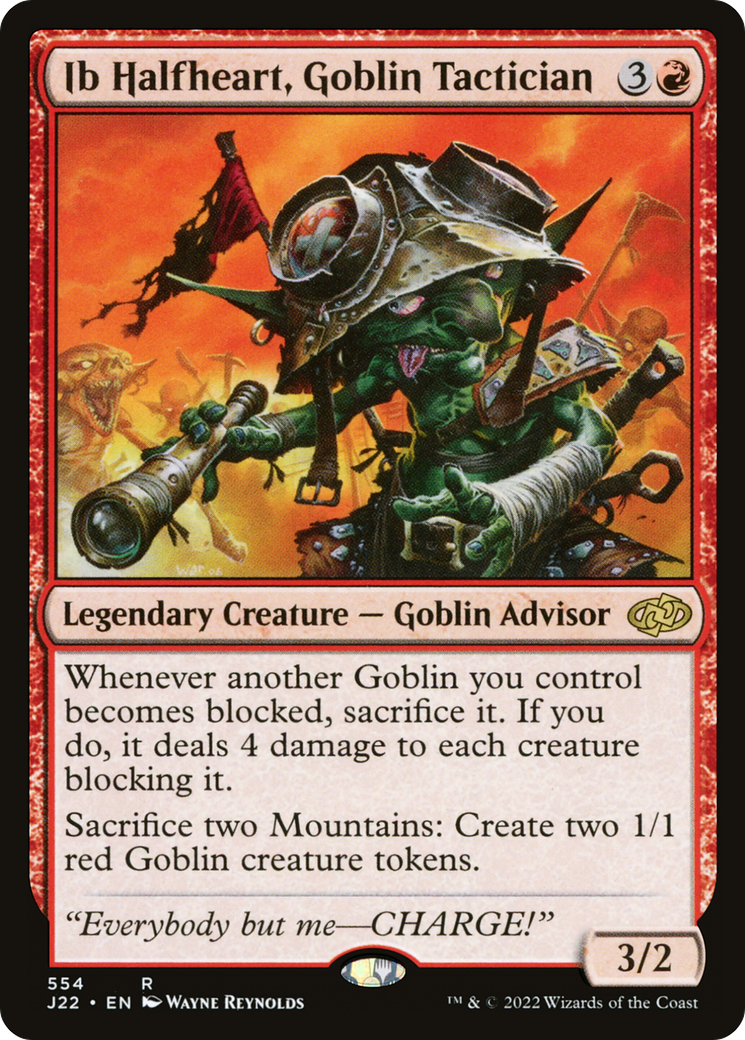 {R} Ib Halfheart, Goblin Tactician [Jumpstart 2022][J22 554]