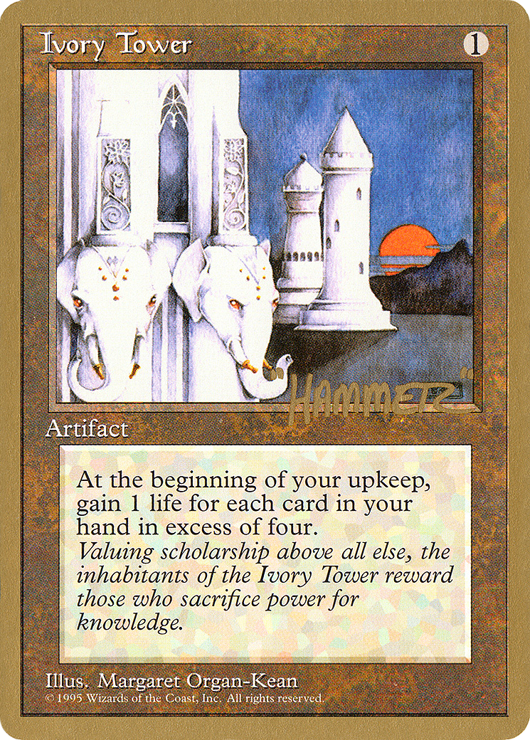 {R} Ivory Tower (Shawn "Hammer" Regnier) [Pro Tour Collector Set][GB PTC SHR328]