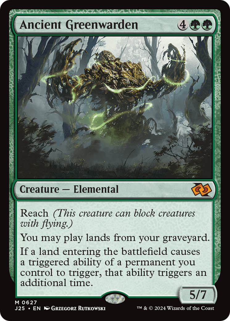 {R} Ancient Greenwarden [Foundations Jumpstart][J25 627]