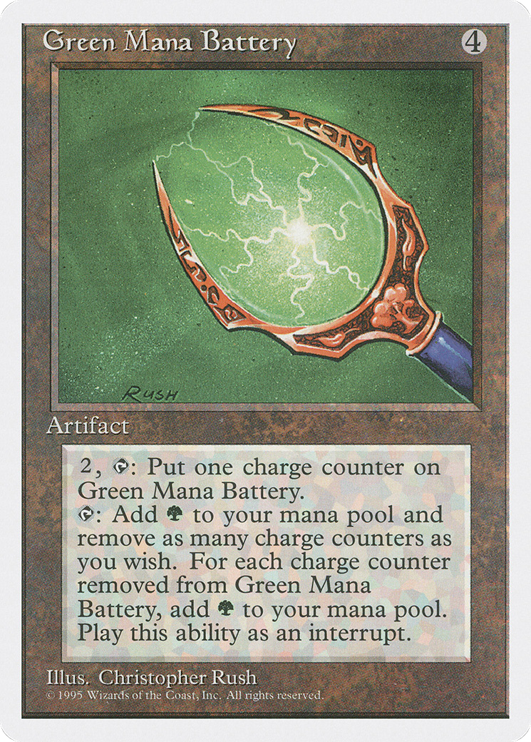 {R} Green Mana Battery [Fourth Edition][4ED 323]