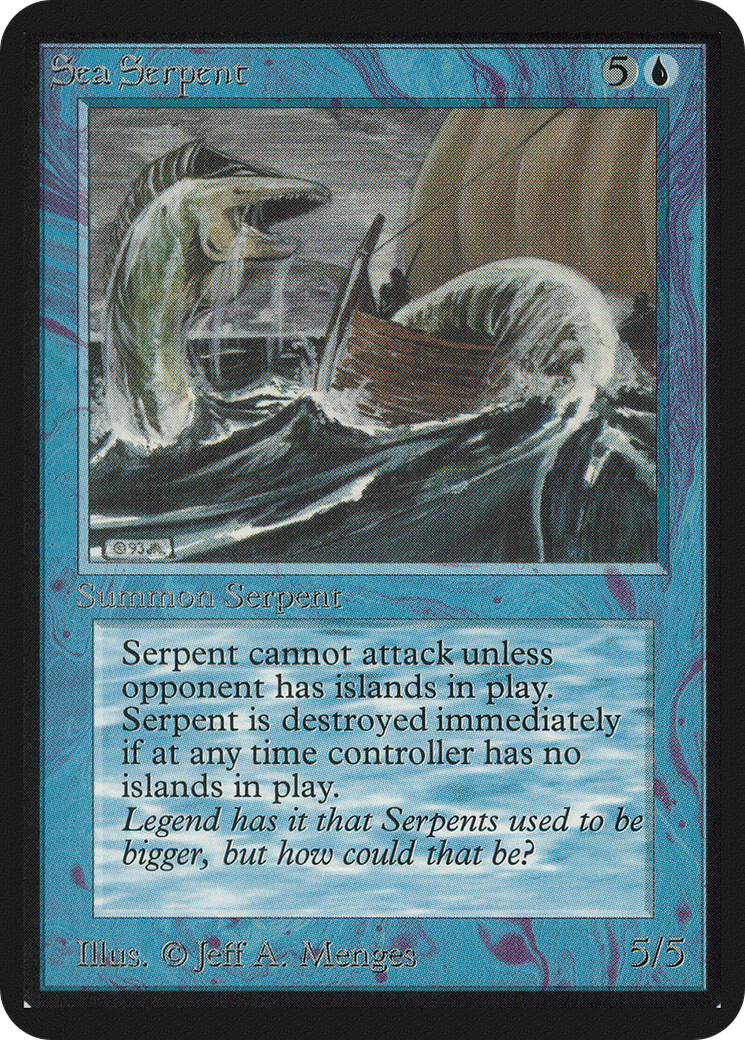 {C} Sea Serpent [Alpha Edition][LEA 076]