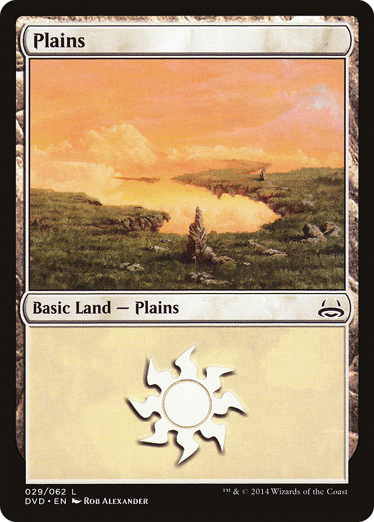 {B}[DVD 029] Plains (29) (Divine vs. Demonic) [Duel Decks Anthology]