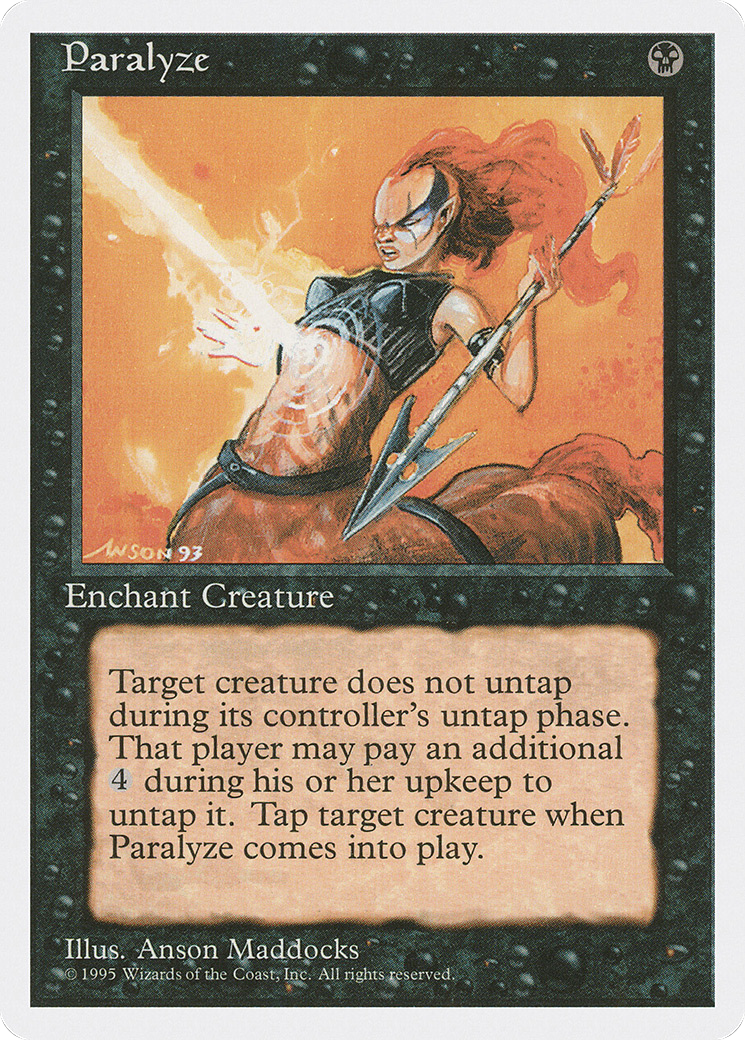 {C} Paralyze [Fourth Edition][4ED 151]