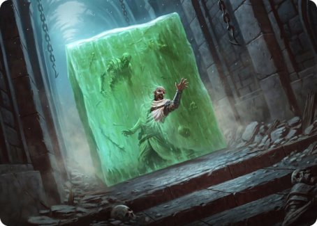 {A} Gelatinous Cube Art Card [Dungeons & Dragons: Adventures in the Forgotten Realms Art Series][AAFR 007]