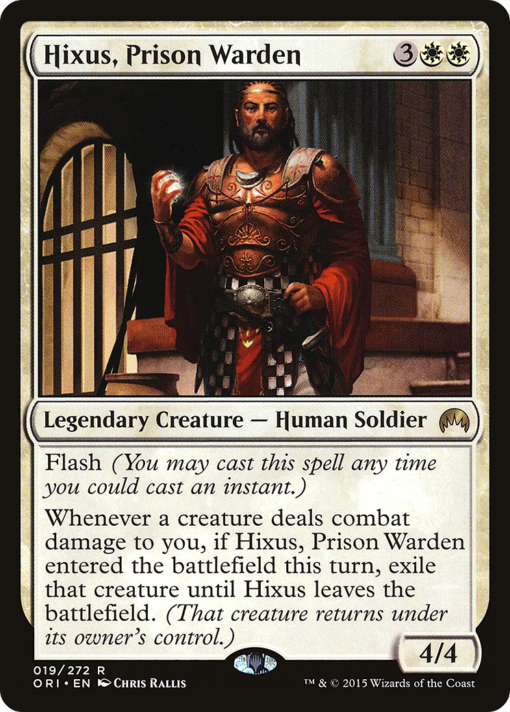 {R} Hixus, Prison Warden [Magic Origins][ORI 019]