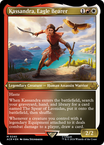 {R} Kassandra, Eagle Bearer (Foil Etched) [Assassin's Creed][ACR 240]