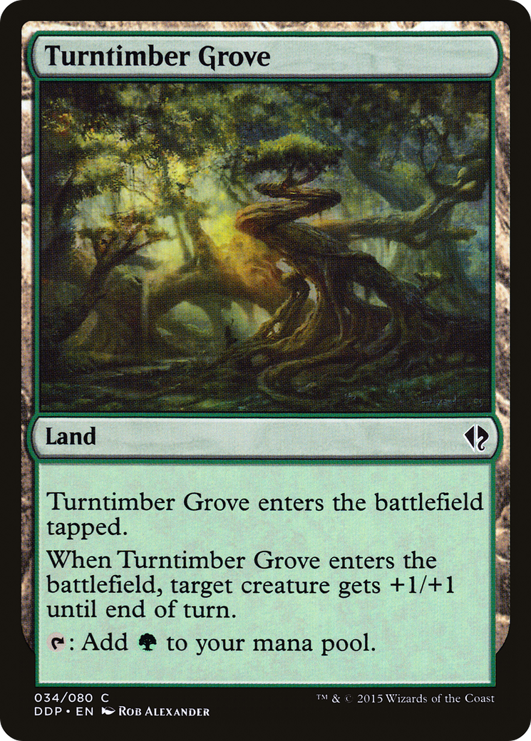 {C} Turntimber Grove [Duel Decks: Zendikar vs. Eldrazi][DDP 034]