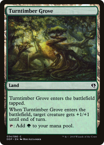 {C} Turntimber Grove [Duel Decks: Zendikar vs. Eldrazi][DDP 034]