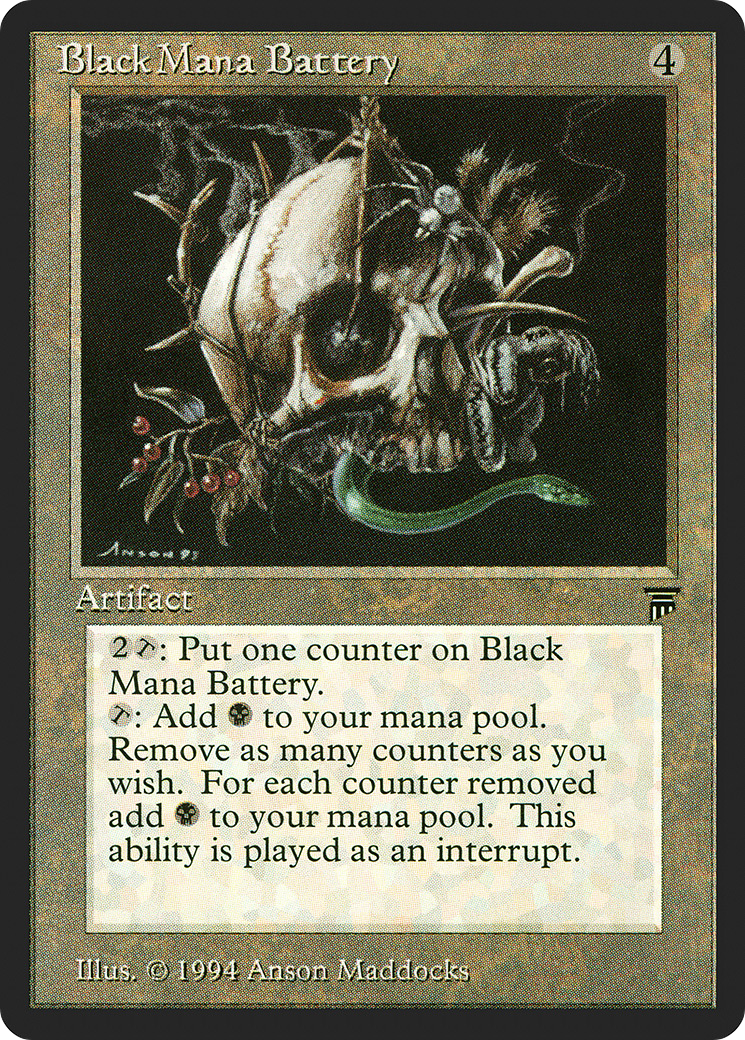 {C} Black Mana Battery [Legends][LEG 274]