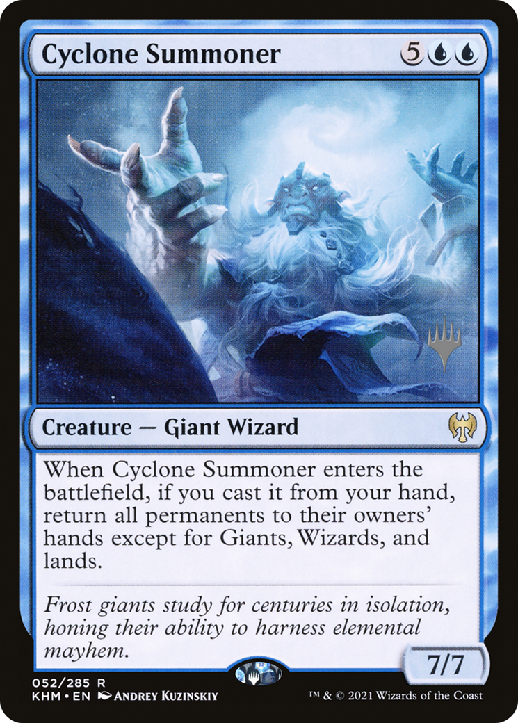 {R} Cyclone Summoner (Promo Pack) [Kaldheim Promos][PP KHM 052]