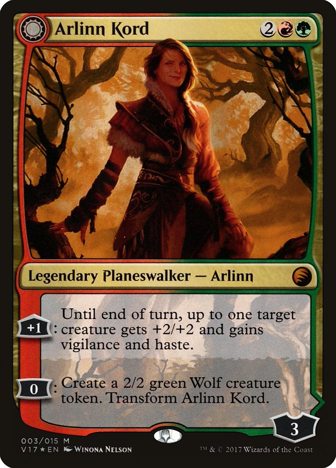 {R} Arlinn Kord // Arlinn, Embraced by the Moon [From the Vault: Transform][V17 003]