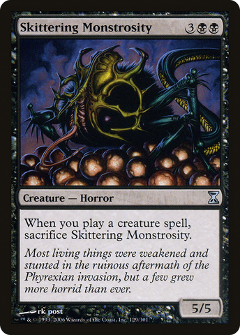 {C} Skittering Monstrosity [Time Spiral][TSP 129]