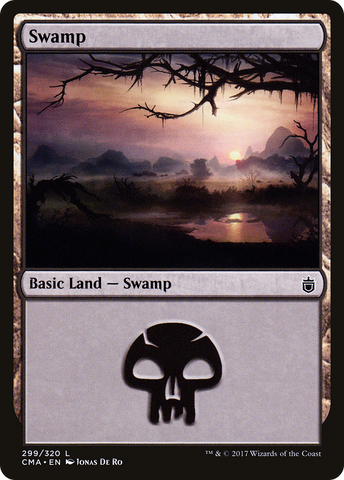 {B}[CMA 299] Swamp (299) [Commander Anthology]