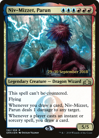 {R} Niv-Mizzet, Parun [Guilds of Ravnica Prerelease Promos][PR GRN 192]