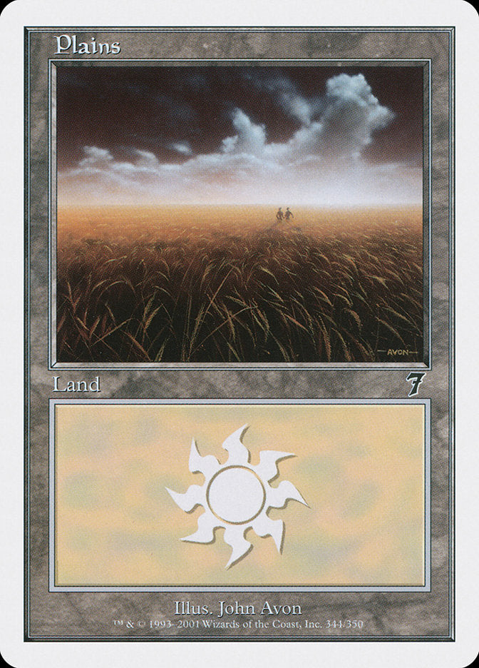 {B}[7ED 344] Plains (344) [Seventh Edition]
