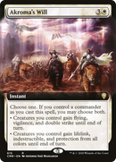 {R} Akroma's Will (Extended Art) [Commander Legends][CMR 615]