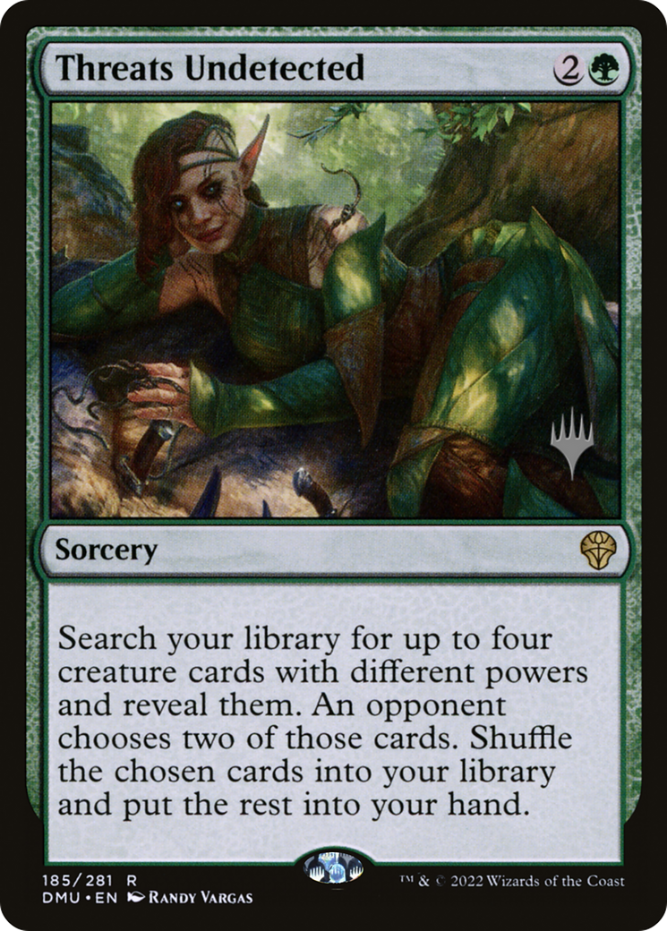 {R} Threats Undetected (Promo Pack) [Dominaria United Promos][PP DMU 185]