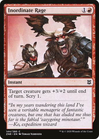 {C} Inordinate Rage [Zendikar Rising][ZNR 144]