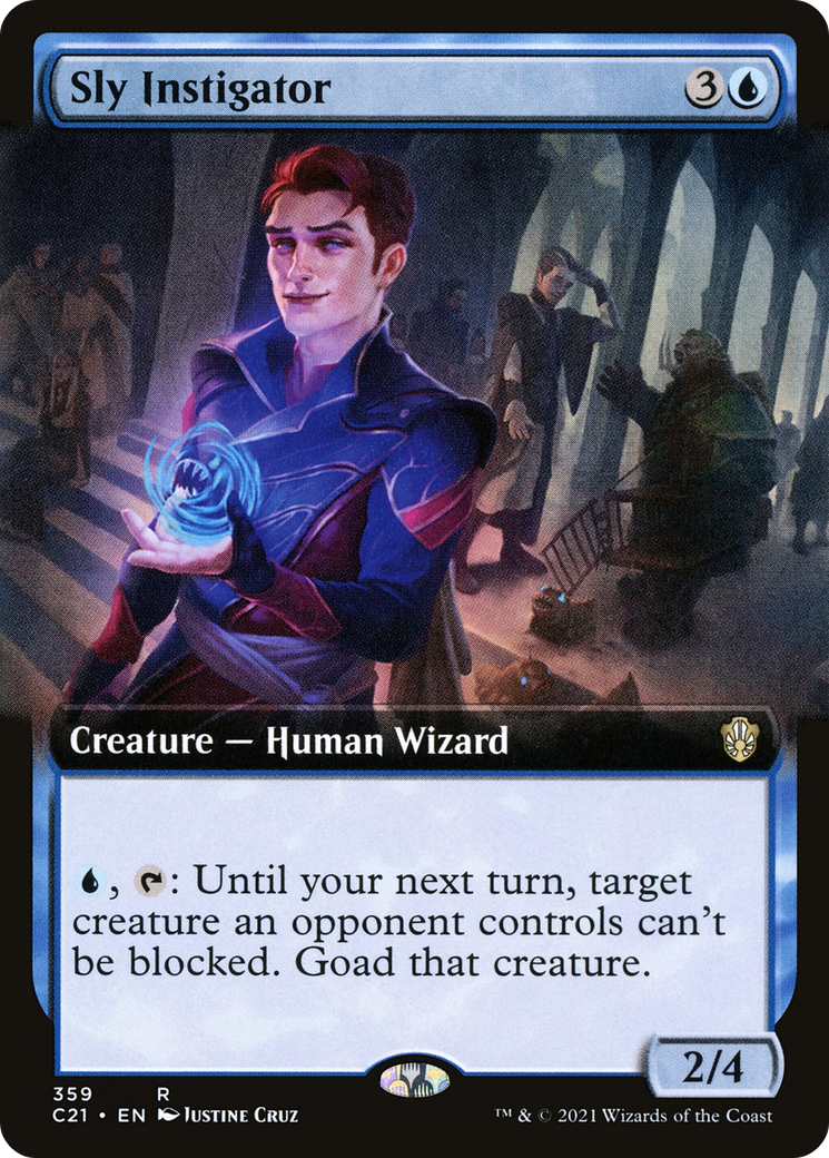 {R} Sly Instigator (Extended Art) [Commander 2021][C21 359]