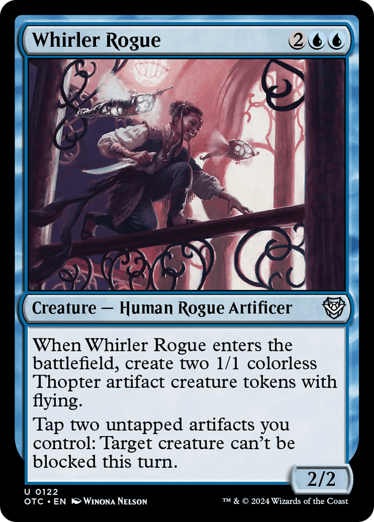 {C} Whirler Rogue [Outlaws of Thunder Junction Commander][OTC 122]