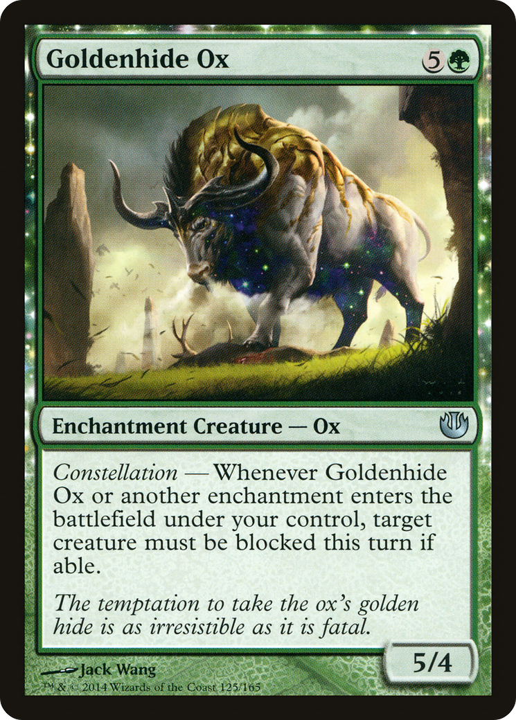 {C} Goldenhide Ox [Journey into Nyx][JOU 125]