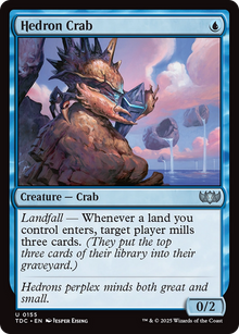 {C} Hedron Crab [Tarkir: Dragonstorm Commander][TDC 155]