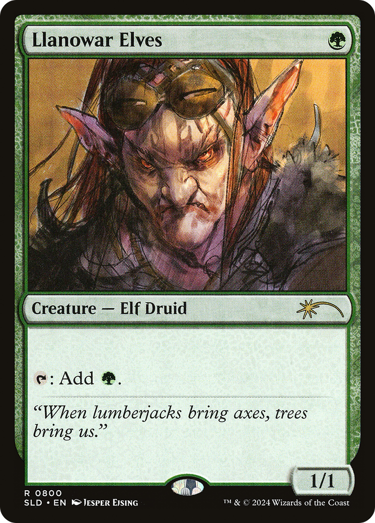 Llanowar Elves (0800) [SLD 800]