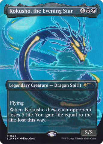 {R} Kokusho, the Evening Star (Rainbow Foil) [Secret Lair Drop Series] [SLD 1528]