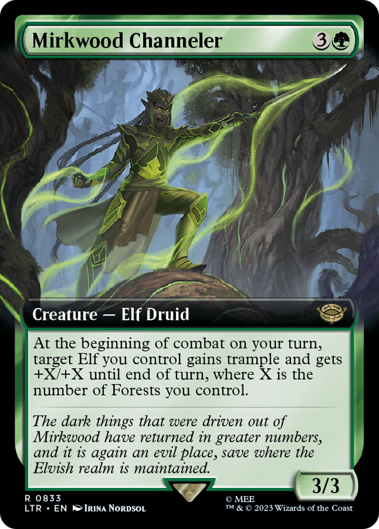 {R} Mirkwood Channeler (Extended Art) [The Lord of the Rings: Tales of Middle-Earth][LTR 833]