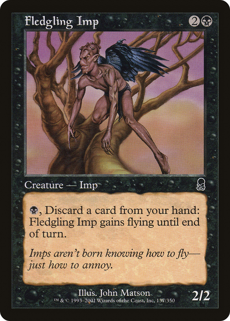{C} Fledgling Imp [Odyssey][ODY 137]