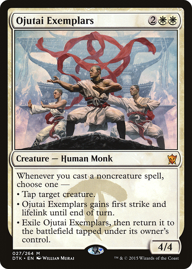 {R} Ojutai Exemplars [Dragons of Tarkir][DTK 027]