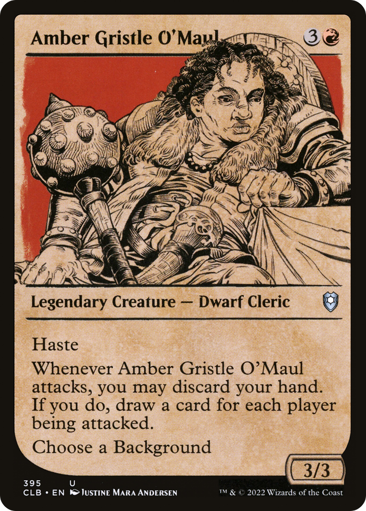 {C} Amber Gristle O'Maul (Showcase) [Commander Legends: Battle for Baldur's Gate][CLB 395]
