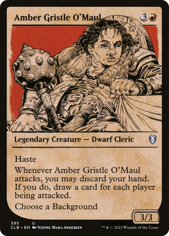 {C} Amber Gristle O'Maul (Showcase) [Commander Legends: Battle for Baldur's Gate][CLB 395]