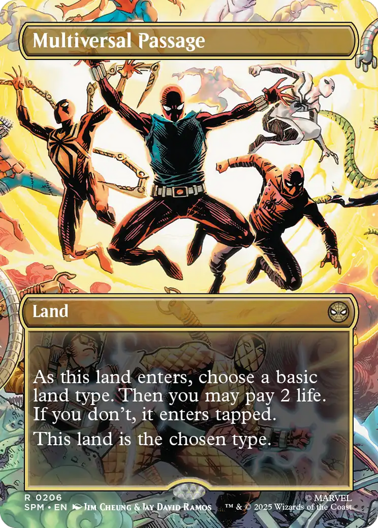 {@@ SPM R} Multiversal Passage (Borderless) [Marvel's Spider-Man] [SPM 206]