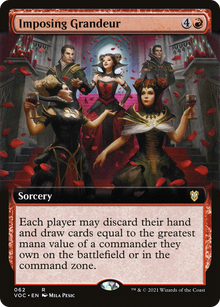 {R} Imposing Grandeur (Extended Art) [Innistrad: Crimson Vow Commander][VOC 062]