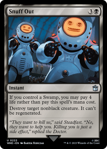 {C} Snuff Out [Doctor Who][WHO 222]