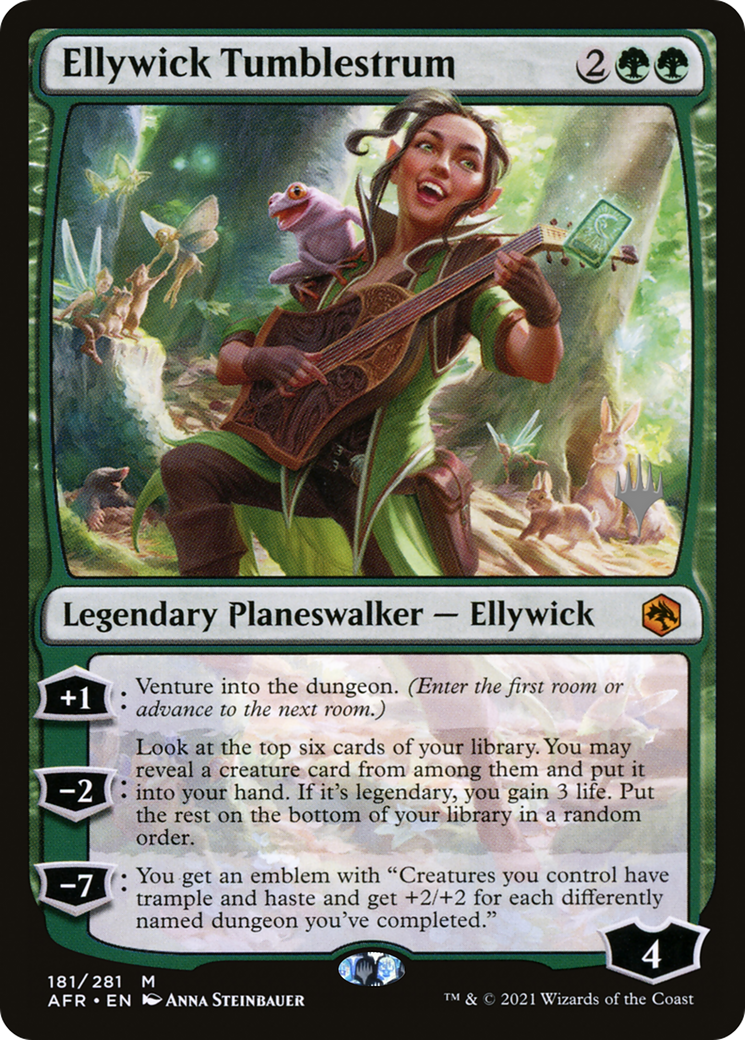 {R} Ellywick Tumblestrum (Promo Pack) [Dungeons & Dragons: Adventures in the Forgotten Realms Promos][PP AFR 181]