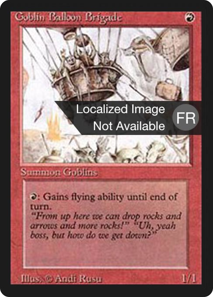 {F} Goblin Balloon Brigade [Foreign Black Border][FBB 3ED 154]