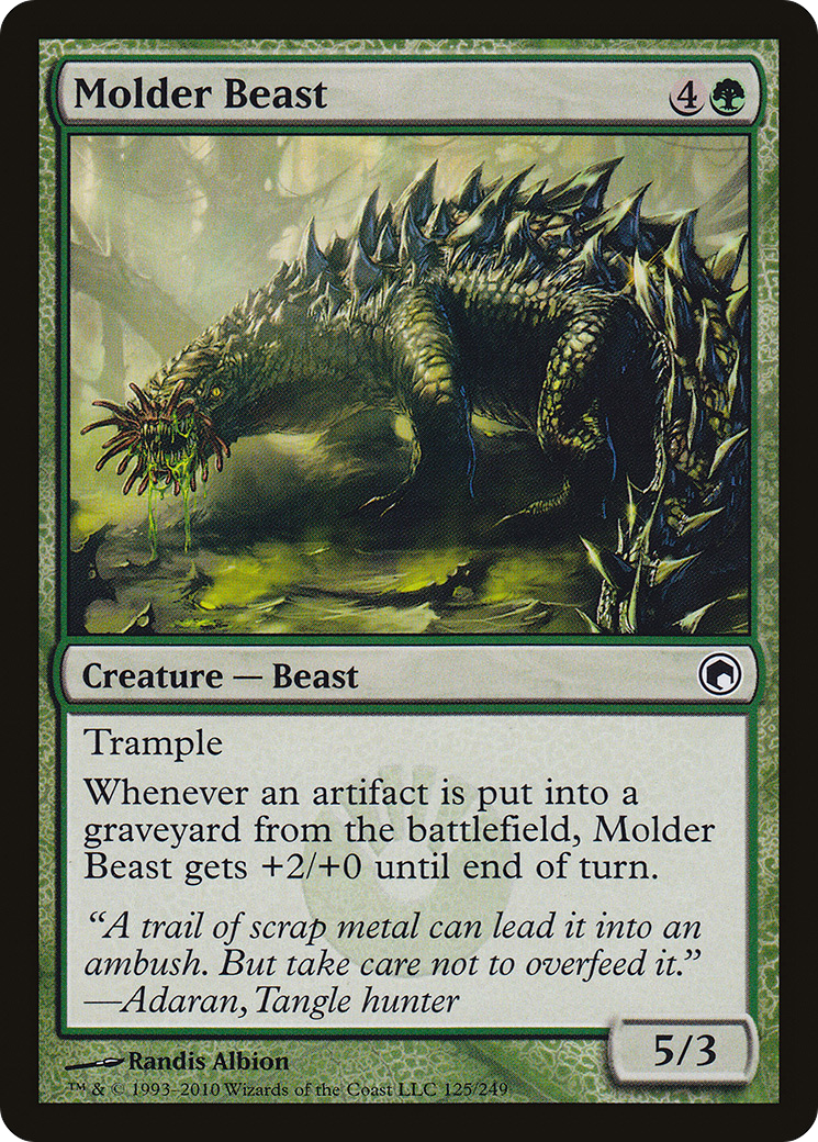 {C} Molder Beast [Scars of Mirrodin][SOM 125]