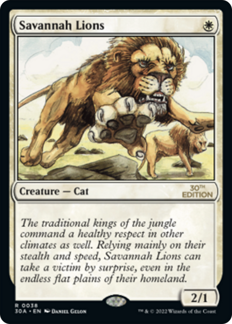 {R} Savannah Lions [30th Anniversary Edition][30A 038]