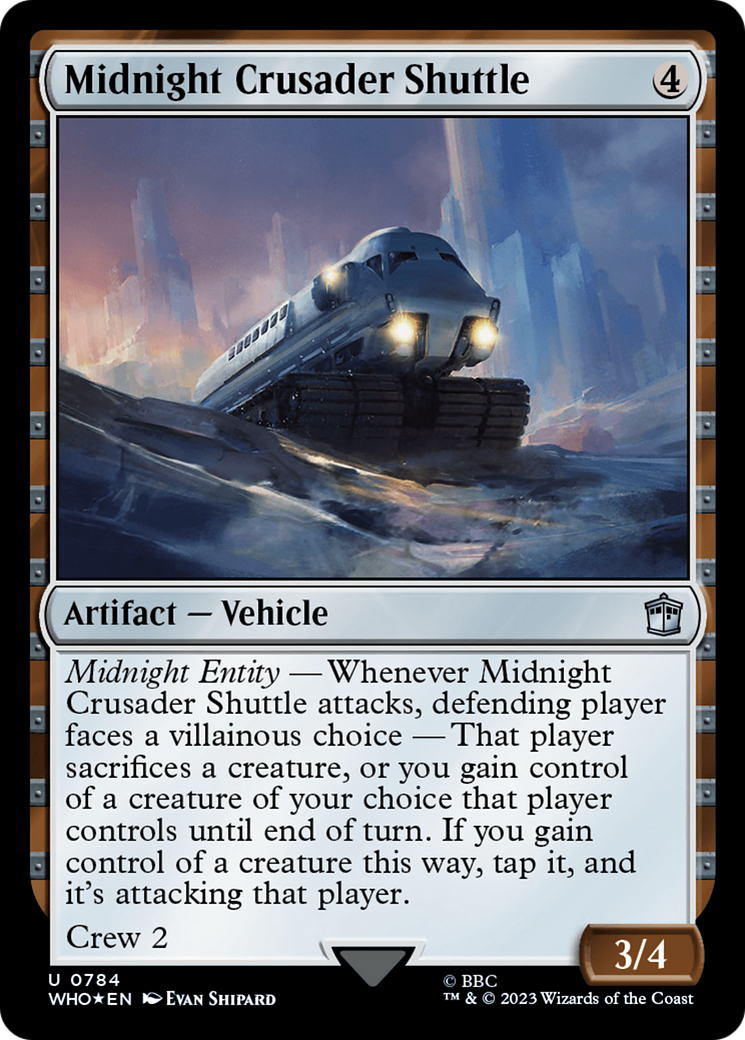 {C} Midnight Crusader Shuttle (Surge Foil) [Doctor Who][WHO 784]