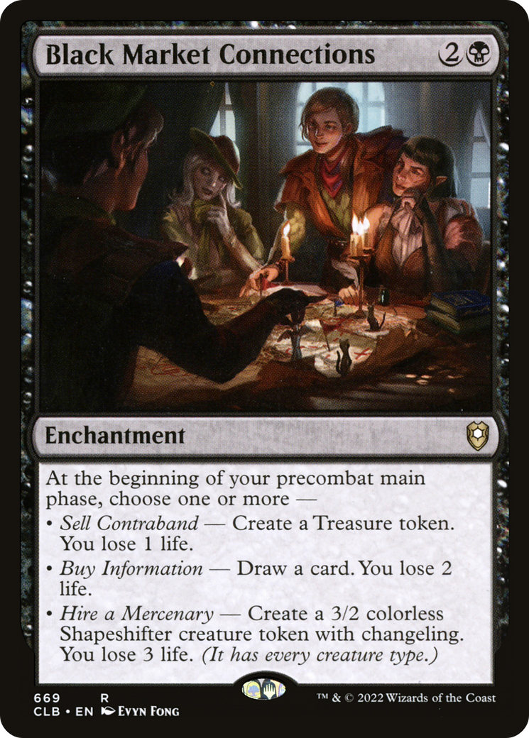 {R} Black Market Connections [Commander Legends: Battle for Baldur's Gate][CLB 669]
