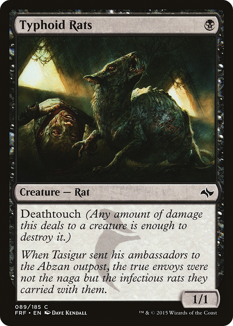{C} Typhoid Rats [Fate Reforged][FRF 089]