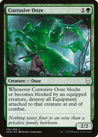 {C} Corrosive Ooze [Dominaria][DOM 158]