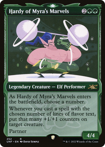 {R} Hardy of Myra's Marvels (Showcase) [Unfinity][UNF 252]