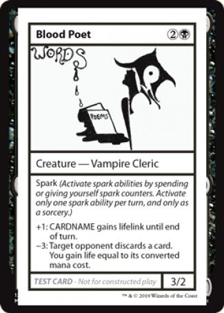 {R} Blood Poet (2021 Edition) [Mystery Booster Playtest Cards][CMB1 034]