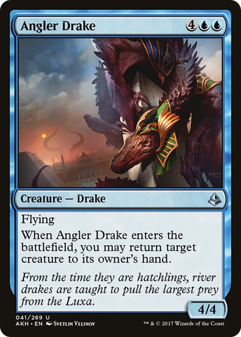 {C} Angler Drake [Amonkhet][AKH 041]