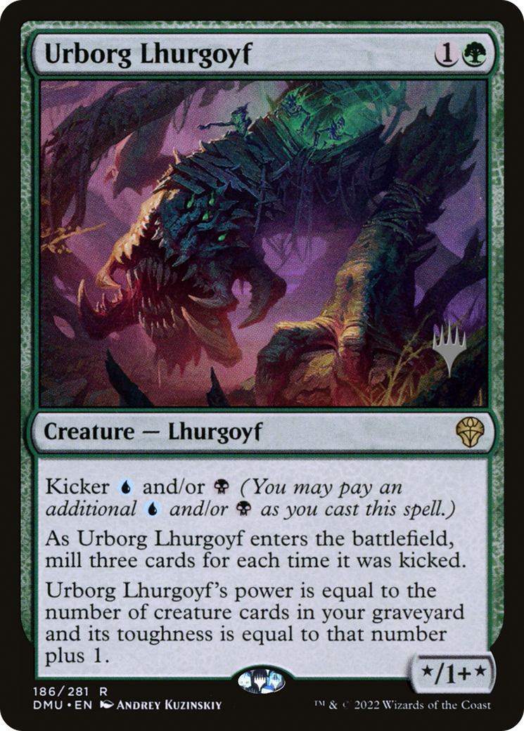 {R} Urborg Lhurgoyf (Promo Pack) [Dominaria United Promos][PP DMU 186]
