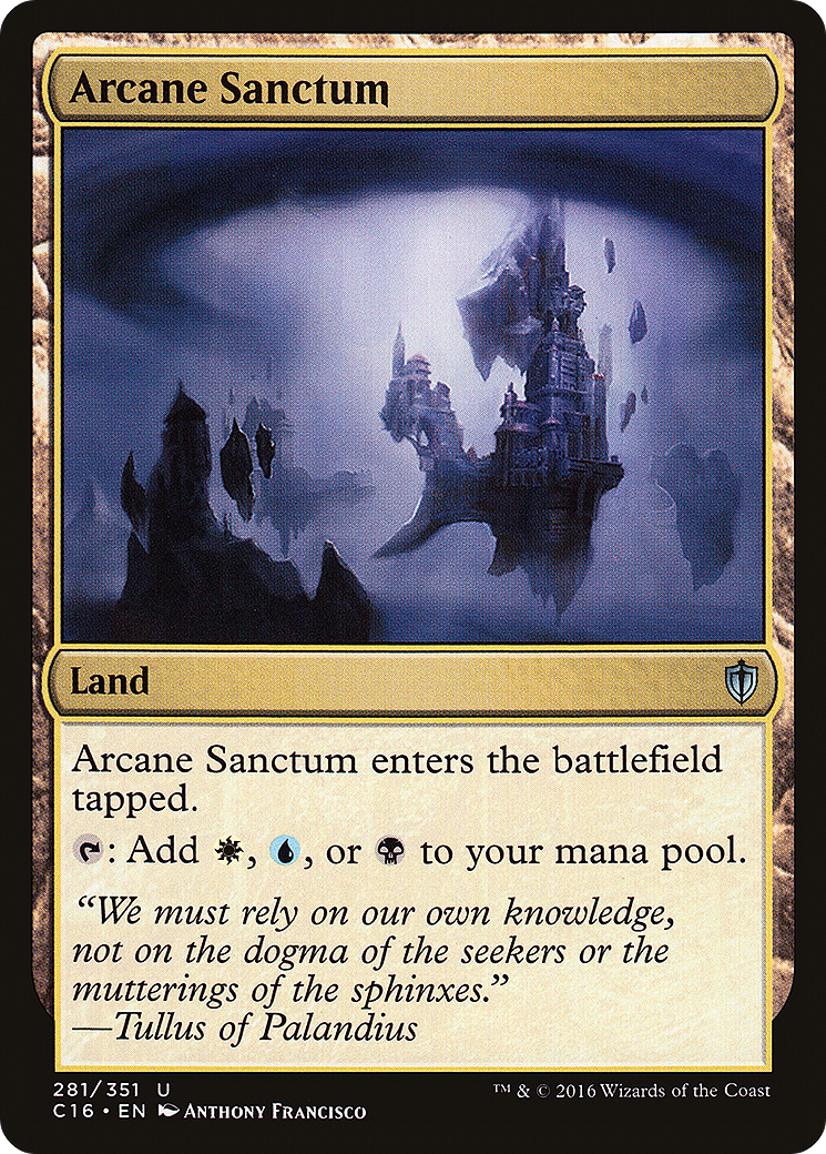 {C} Arcane Sanctum [Commander 2016][C16 281]