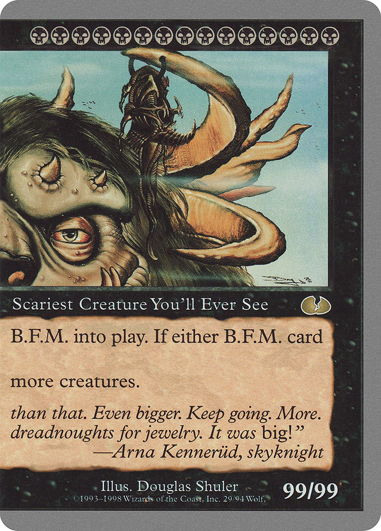 {R} B.F.M. (Big Furry Monster) (29/94) [Unglued][UGL 029]
